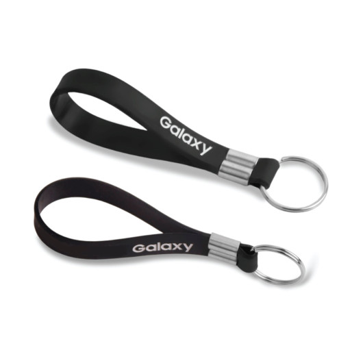 Branded Silicone Keyrings Branded